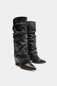 botas de piel para mujer