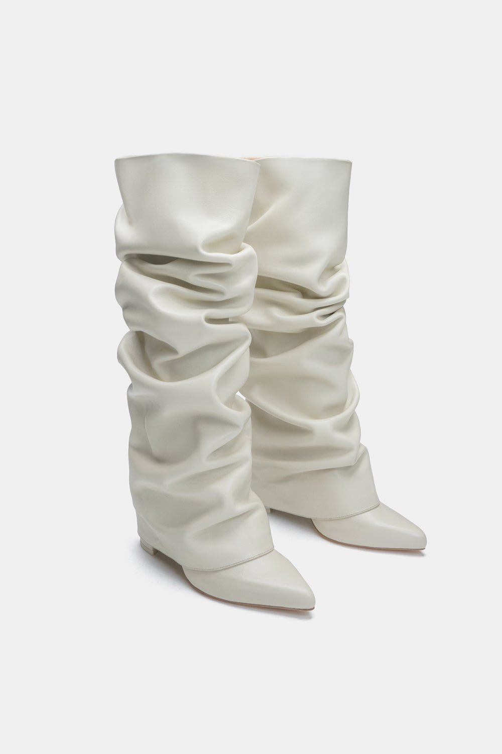 botas blancas para mujer